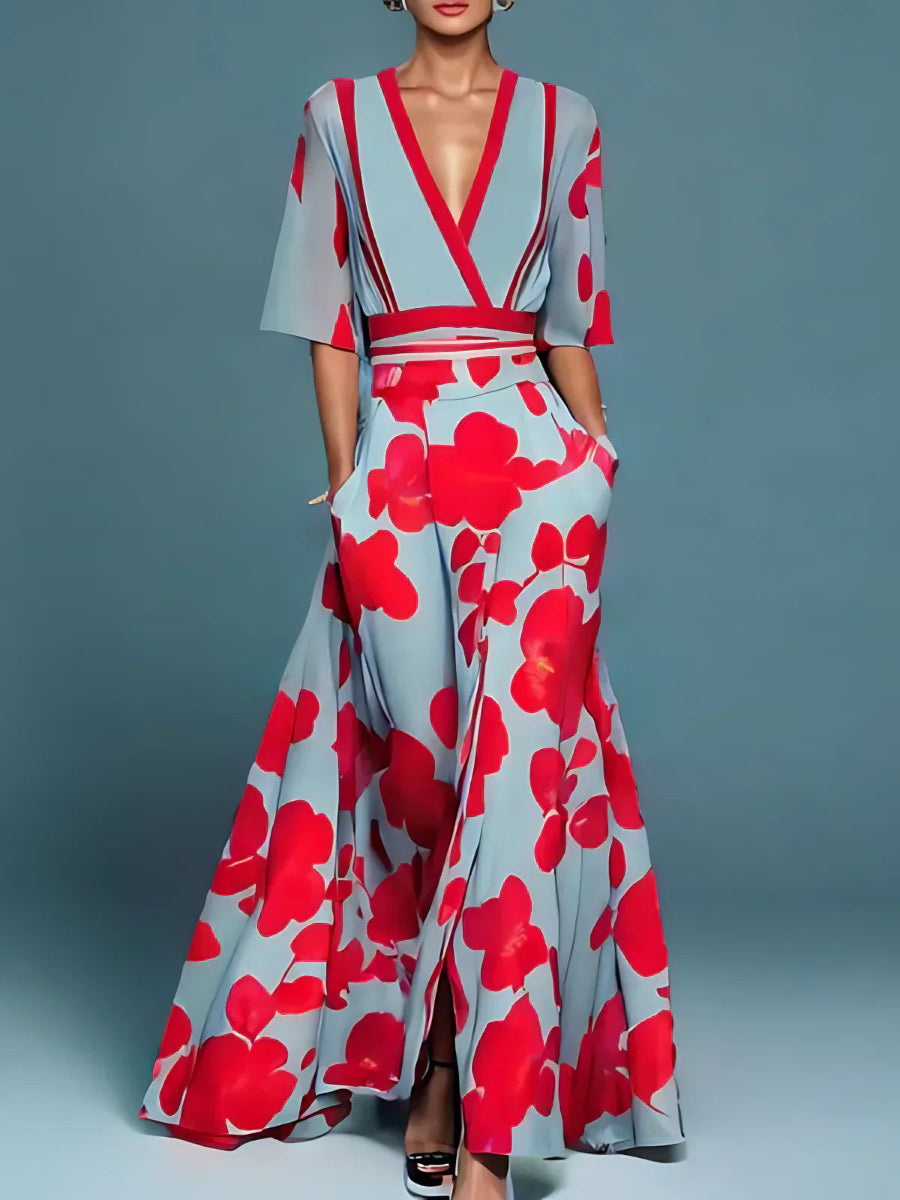 Orivé™ | Elegante Vestido de Flores