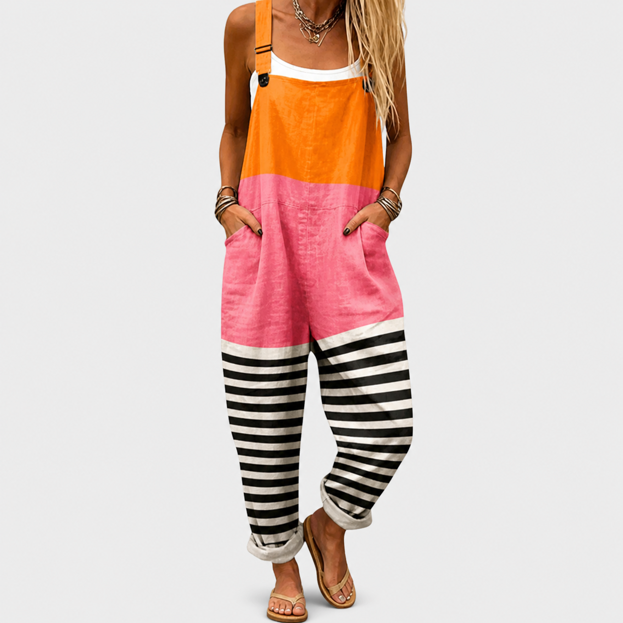 Naranja rosa negro / 5XL