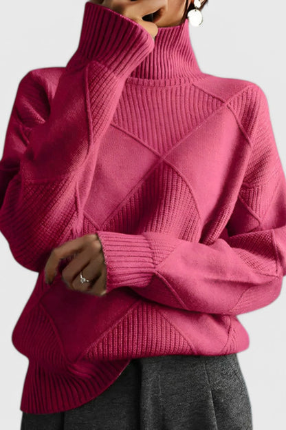 Orivé™ Jasmine Jersey de Cuello Alto de Cachemira