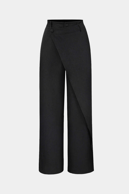 Orivé™ Paloma Pantalones Rectos con Drapado Moderno