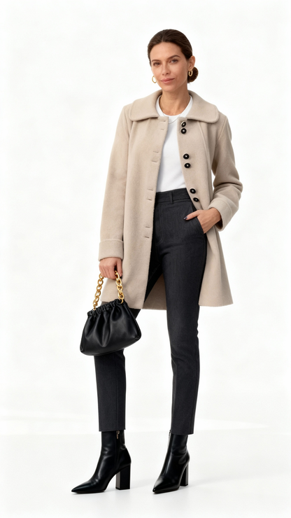 Orivé™ Abrigo casual elegante