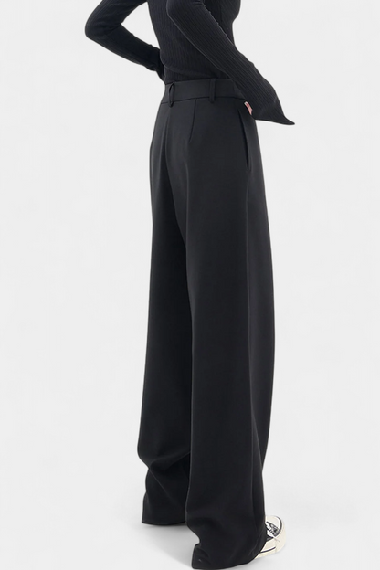 Orivé™ Paloma Pantalones Rectos con Drapado Moderno