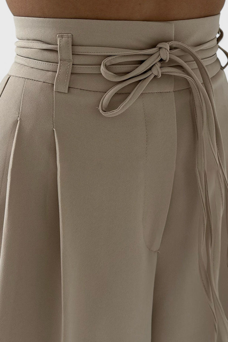 Orivé™ Sophie Pantalones de pierna ancha con cordones