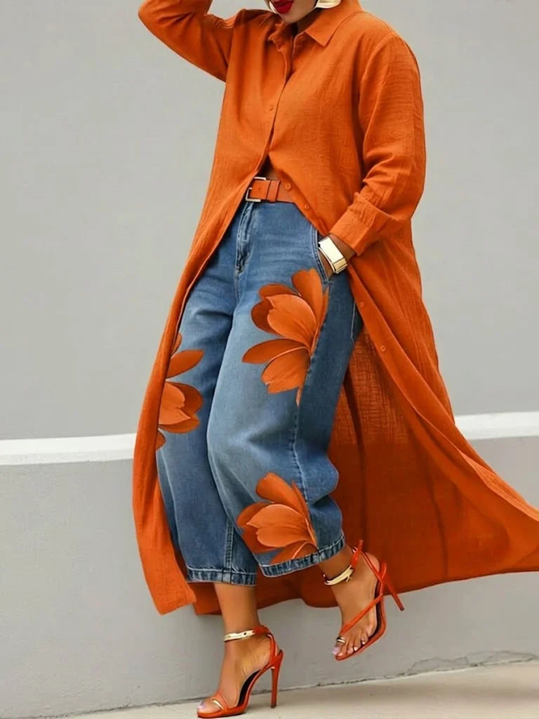 Orange / Complete set / 3XL