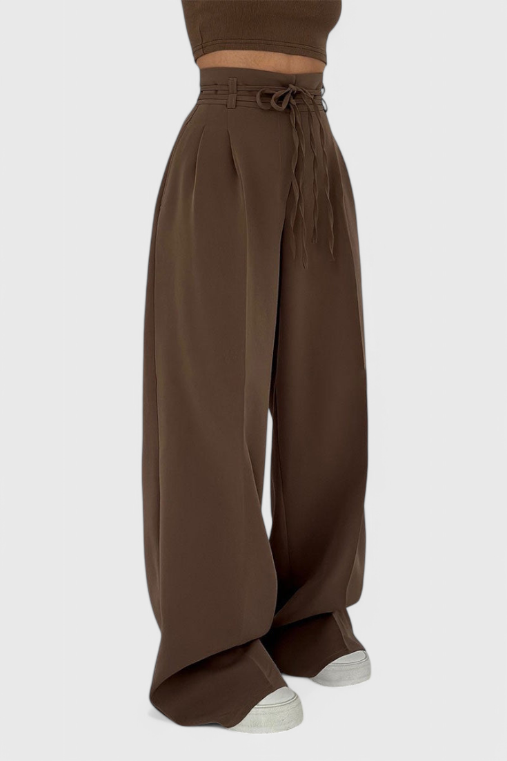 Orivé™ Sophie Pantalones de pierna ancha con cordones