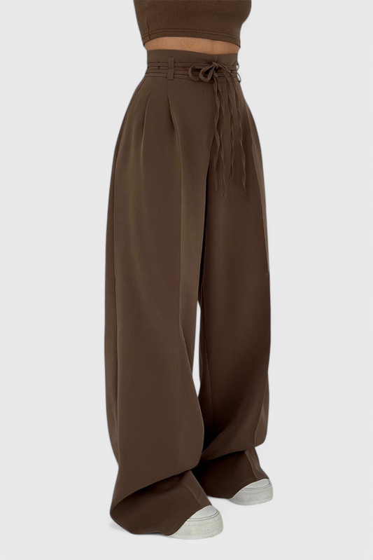 Orivé™ Sophie Pantalones de pierna ancha con cordones