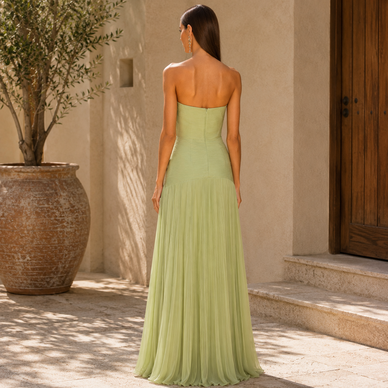 Vestido Almudena™ |  Elegancia Sofisticada que Estiliza con Delicadeza
