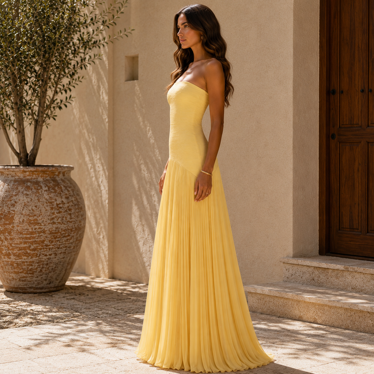 Vestido Almudena™ |  Elegancia Sofisticada que Estiliza con Delicadeza