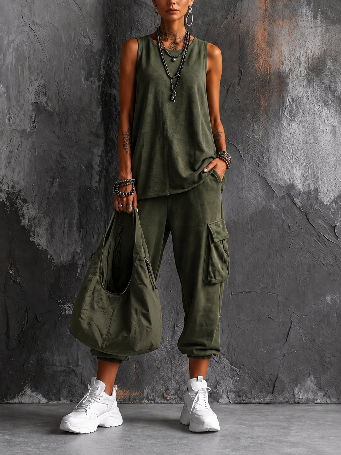 Verde+Bolso verde / 3XL