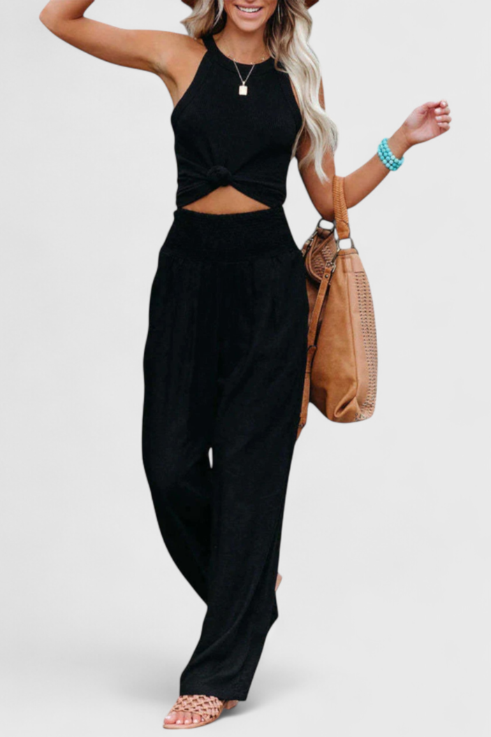 Orivé™ Lexia Pantalón de Algodón y Lino con Corte Fluido y Elegancia Natural