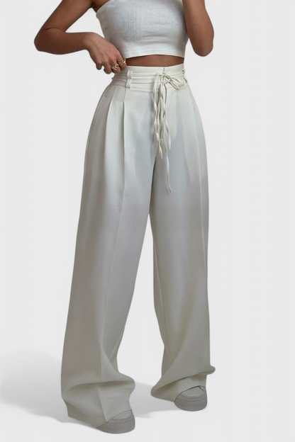 Orivé™ Sophie Pantalones de pierna ancha con cordones