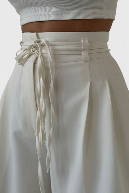 Orivé™ Sophie Pantalones de pierna ancha con cordones