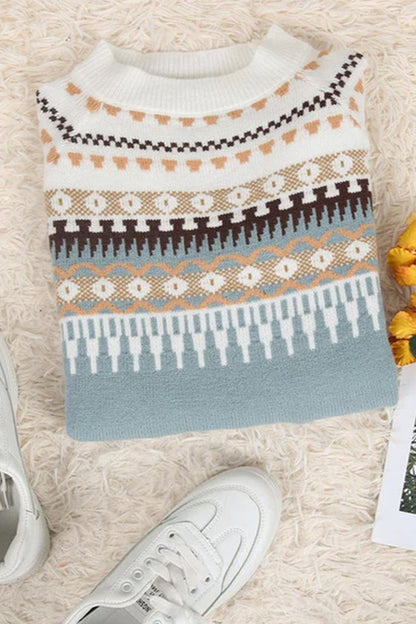 Orivé™ Gemma Jersey de Cuello Redondo Texturizado