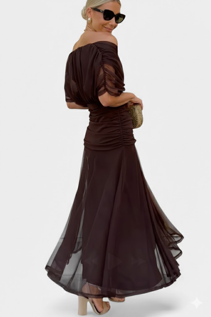 Orivé™ | Vestido Floral Largo con Escote en V