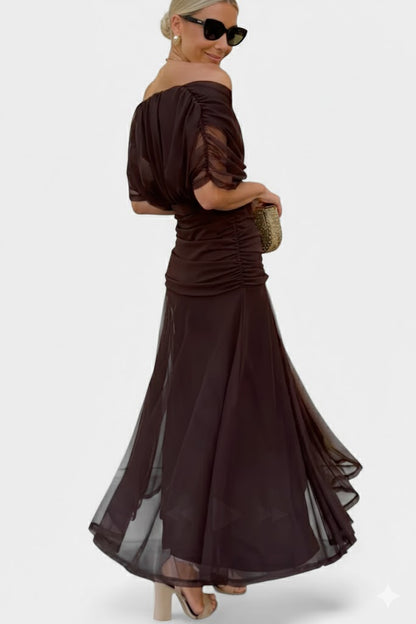 Orivé™ | Vestido Floral Largo con Escote en V