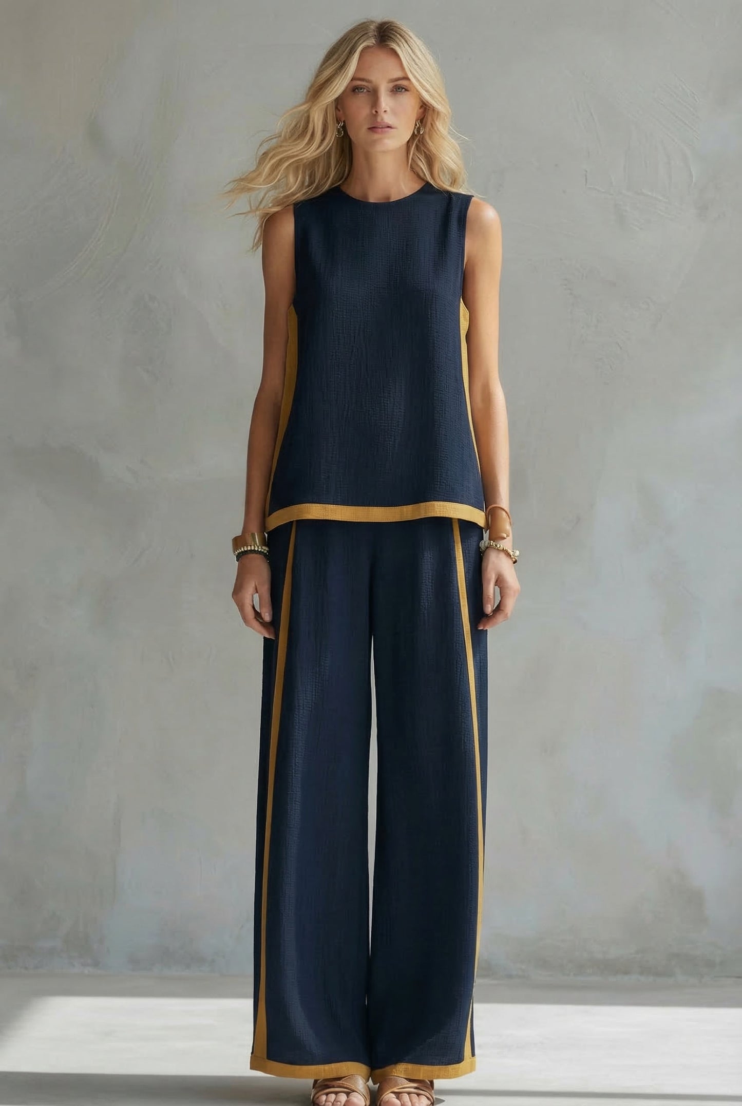 Leila | Set Elegante de Dos Piezas en Lino Premium