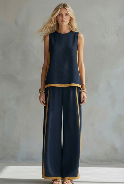 Leila | Set Elegante de Dos Piezas en Lino Premium