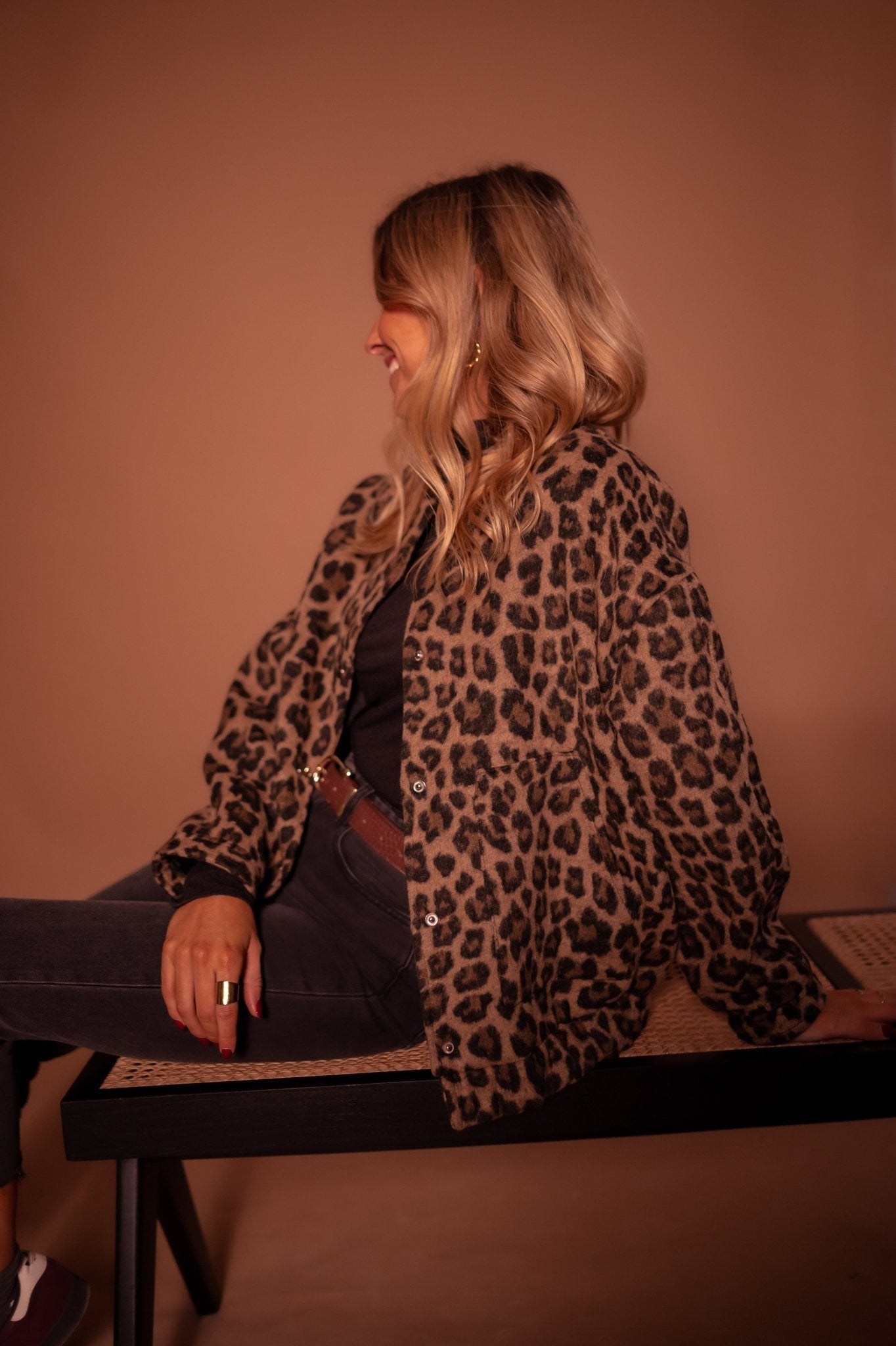 Orivé™ Isa Chaqueta Corta con Estampado de Leopardo