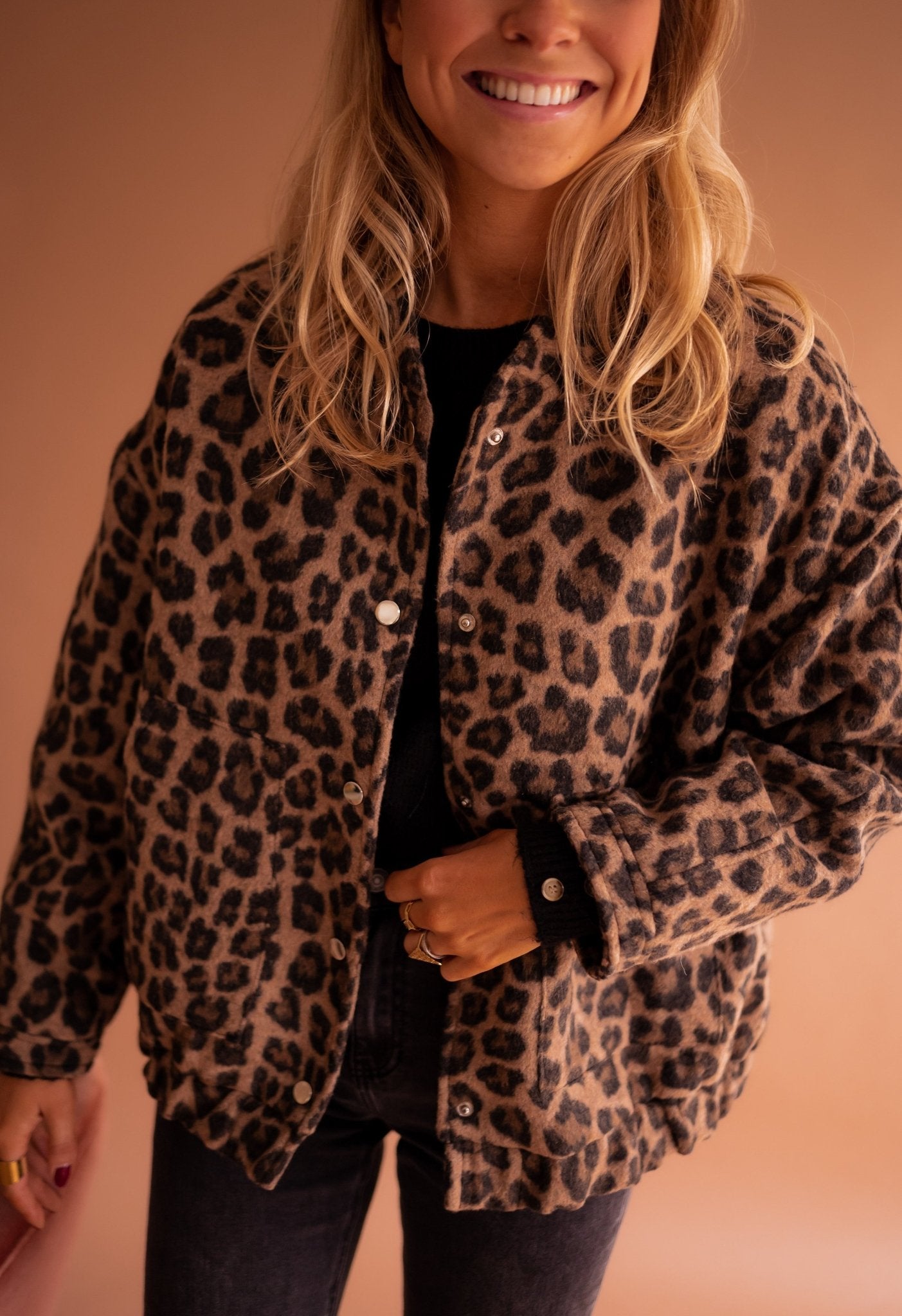 Orivé™ Isa Chaqueta Corta con Estampado de Leopardo