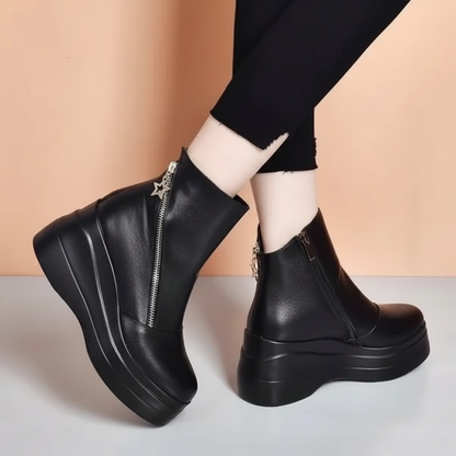 Orivé™ Botines Ortopédicos de Piel con Plataforma⏐Edición Premium