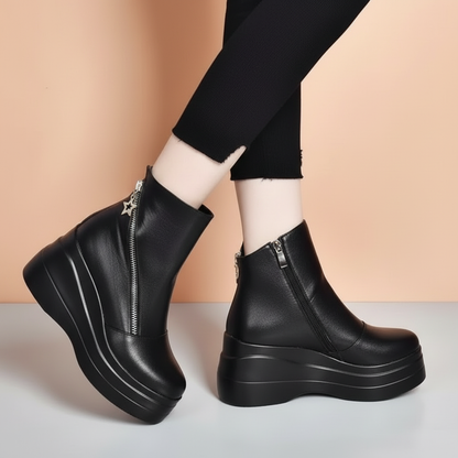 Orivé™ Botines Ortopédicos de Piel con Plataforma⏐Edición Premium